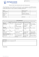 Generic Skin Care Questionnaire And Assessment