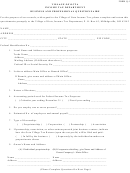 Form Q 1 - Business And Professional Questionnaire - Village Of Octa