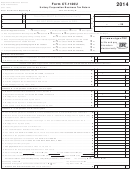 Form Ct-1120u - Unitary Corporation Business Tax Return - 2014