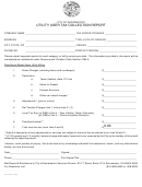 Utility User Tax Collection Report Form - City Of Sacramento