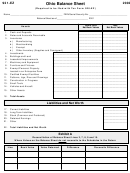 Form 921-ez - Ohio Balance Sheet - 2002