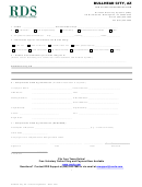 New Account Registration Form - Bullhead City, Az - 2010