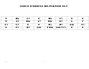 Jazz Chord Chart - God Is Working His Purpose Out