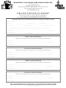 Ejected Participant Report Form Printable pdf