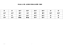 Jazz Chord Chart - Fall In And Follow Me