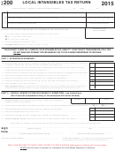 Form 200 - Local Intangibles Tax Return - 2015