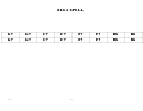 Jazz Chord Chart - Ella Spela