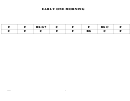 Jazz Chord Chart - Early One Morning