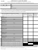 Form Nj-2450 - Employee's Claim For Credit - 2014