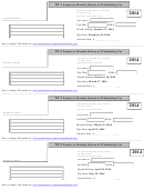 Fillable Employer Monthly Return For Withholding Tax - 2014 Printable pdf