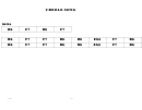 Jazz Chord Chart - Creole Song