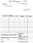 Alabama Tax Report Form