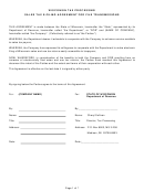 Tax Processing Sales Tax E-filing Agreement For File Transmissions Form - State Of Wisconsin