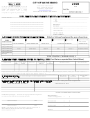 Form Cr-1 - Return Of Business Personal Property - Waynesboro Commissioner Of The Revenue - 2008