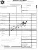 Sales Tax - Seller's Use Tax - Consumer's Use Tax - Education Only Tax Report Form - Montgomery County, Alabama