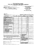 Sales, Use, Lease, Rental And Liquor Tax Report Form - City Of Hueytown, Alabama