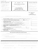Form Br - Business Earnings Tax Return - 2009 Printable pdf