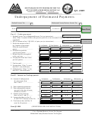 Form Qu-2009 - Underpayment Of Estimated Payments
