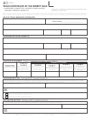 Form 69-302 - Certificate Of Tax Exempt Sale - 2004