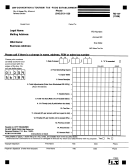 Form Rd-107 - 2007 Convention & Tourism Tax - Food Establishment Tax From - Revenue Division Of City Of Kansas City, Missouri