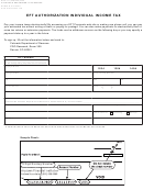 Form Dr 5774 - Eft Authorization Individual Income Tax