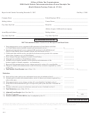 Fillable Form 25818 - North Dakota Telecommunications Gross Receipts Tax - 2008 Printable pdf