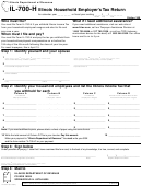 Form Il-700-h - Illinois Household Employer's Tax Return