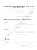 Certificate Template Of Limited Partnership And Statement Of Registration To Register As A Limited Liability Limited Partnership - Colorado