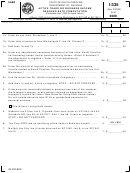 Form I-335 - Active Trade Or Business Income Reduced Rate Computation - 2009 Printable pdf