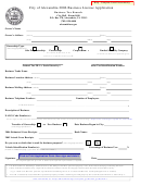 City Of Alexandria Business License Application - Business Tax Branch - 2006