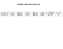 Jazz Chord Chart - Buddy Boldens Blues