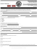 Fillable Investor Statement Form - State Of Illinos Printable pdf