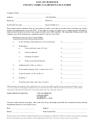 Utility Users Tax Remittance Form - City Of Modesto