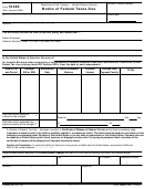 Form 10492 - Notice Of Federal Taxes Due - 2005