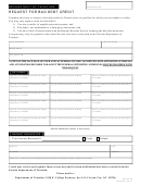 Form App-05.08 - Request For Bad Debt Credit