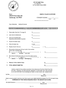 Monthly Sales Tax Return Form - City Of Saint Paul Printable pdf