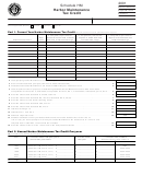 Schedule Hm - Harbor Maintenance Tax Credit Form - 2001