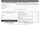 City Of Driggs Non-property Sales Tax Return Form