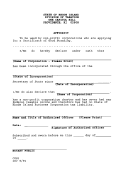 Affidavit Form - 1994