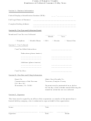 Remittance Of Collected Consumer Utility Taxes Form - County Of Fauquier, Virginia
