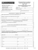 Application To Form A Limited Partnership Form - 2000