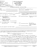 Income Tax Refund Request Form - City Of Troy - Ohio Income Tax Department