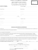 Affidavit For Immediate Possession Form - Indiana Noble Superior Court Division 2