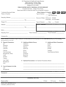 Form Dhhs-2887 - Public Water Supply Regional Office Request - N.c. Department Of Health And Human Services