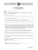 Form 010-003 B(2/96) - Application For Certificate Of Withdrawal Printable pdf