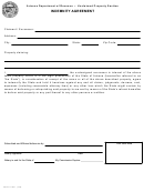Form Ador 17-5521 - Indemnity Agreement - Arizona Department Of Revenue