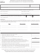Form Pit-5 - Qualified Business Facility Rehabilitation Credit - 2016 Printable pdf