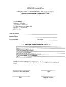 Utility Users Tax On Mobile/cellular Telecommunications Monthly/quarterly Tax Computation Form - City Of Pasadena