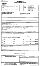 Application For Transient Merchant Permit Form - 2005