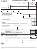 Arizona Form 165 - Arizona Partnership Income Tax Return - 2001 Printable pdf